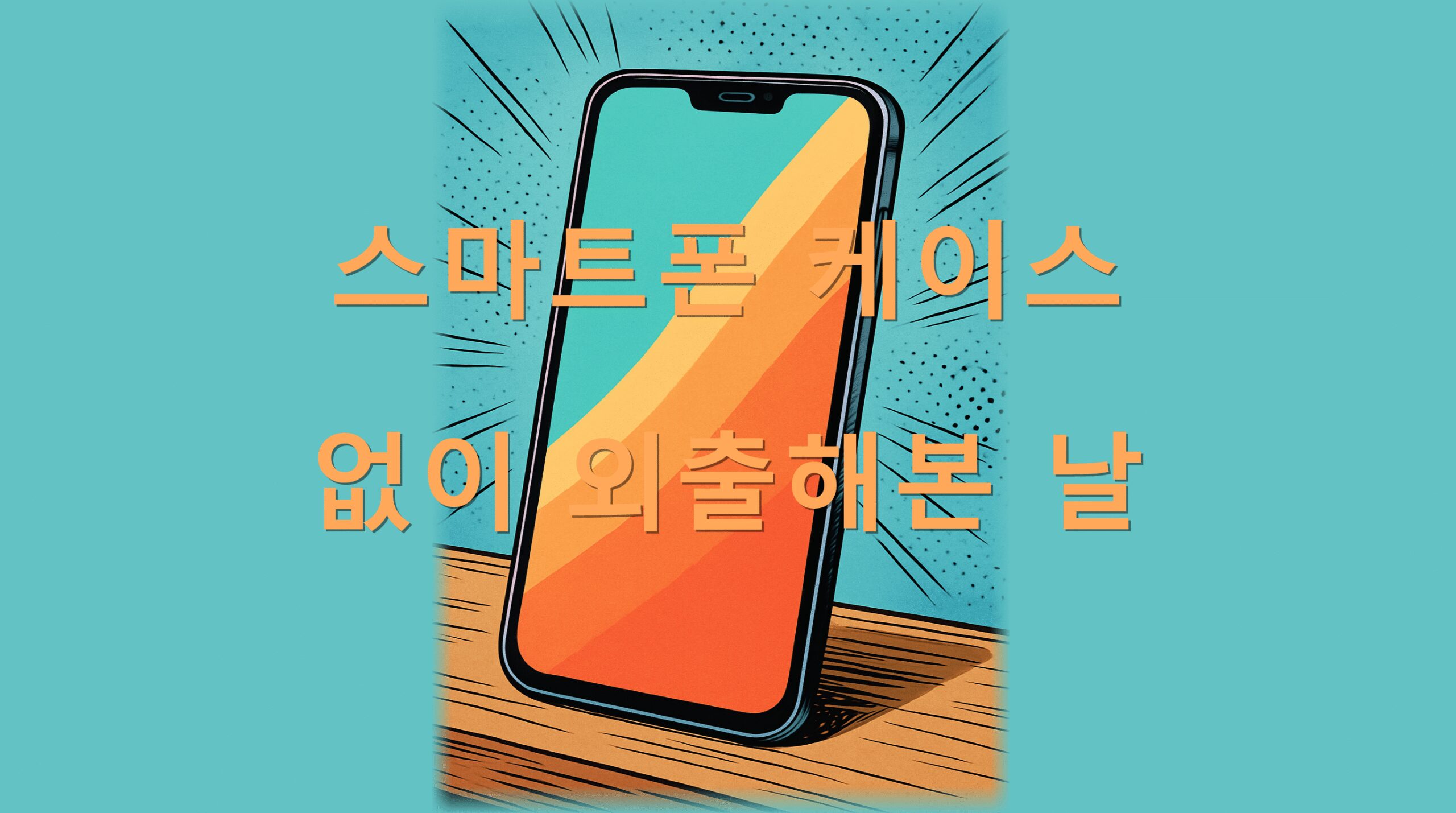 스마트폰 케이스 없이 외출해본 날