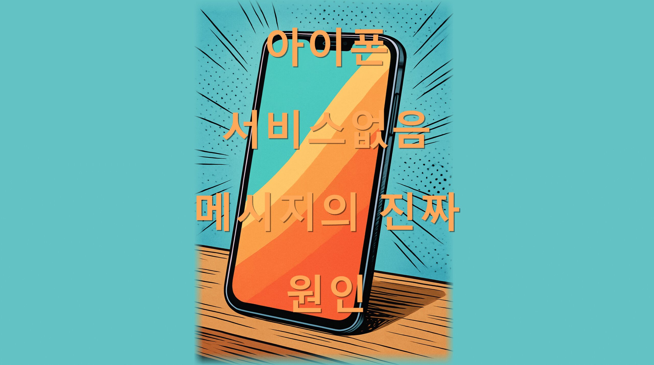 아이폰 서비스없음 메시지의 진짜 원인