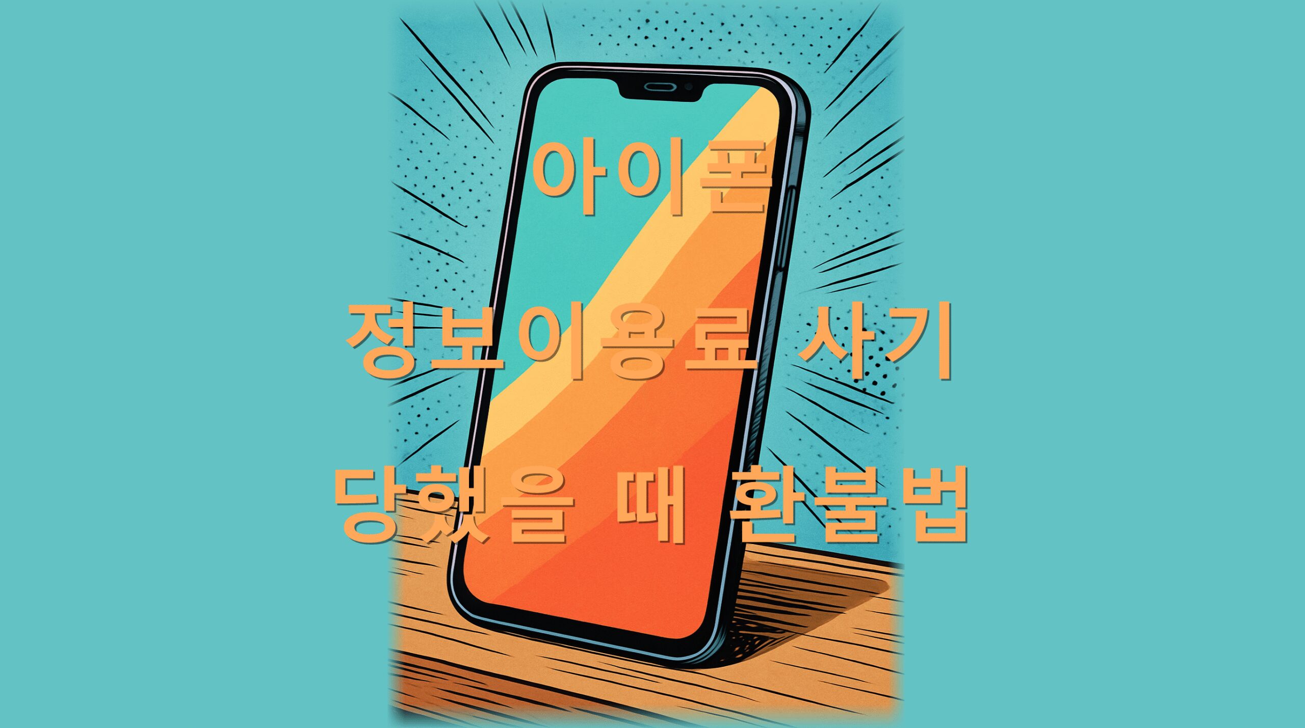 아이폰 정보이용료 사기 당했을 때 환불법